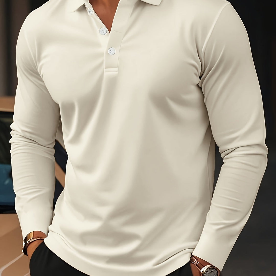 Duncan | Men's Long Sleeve Polo Shirt