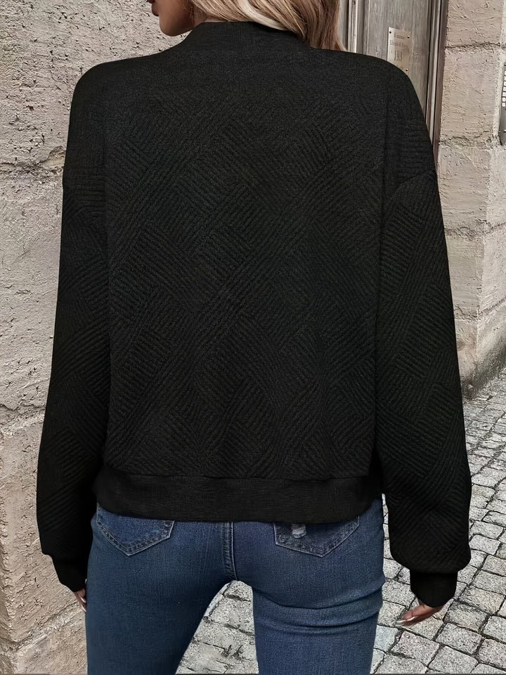 Charlotte | Textured Zip-Up Jacket