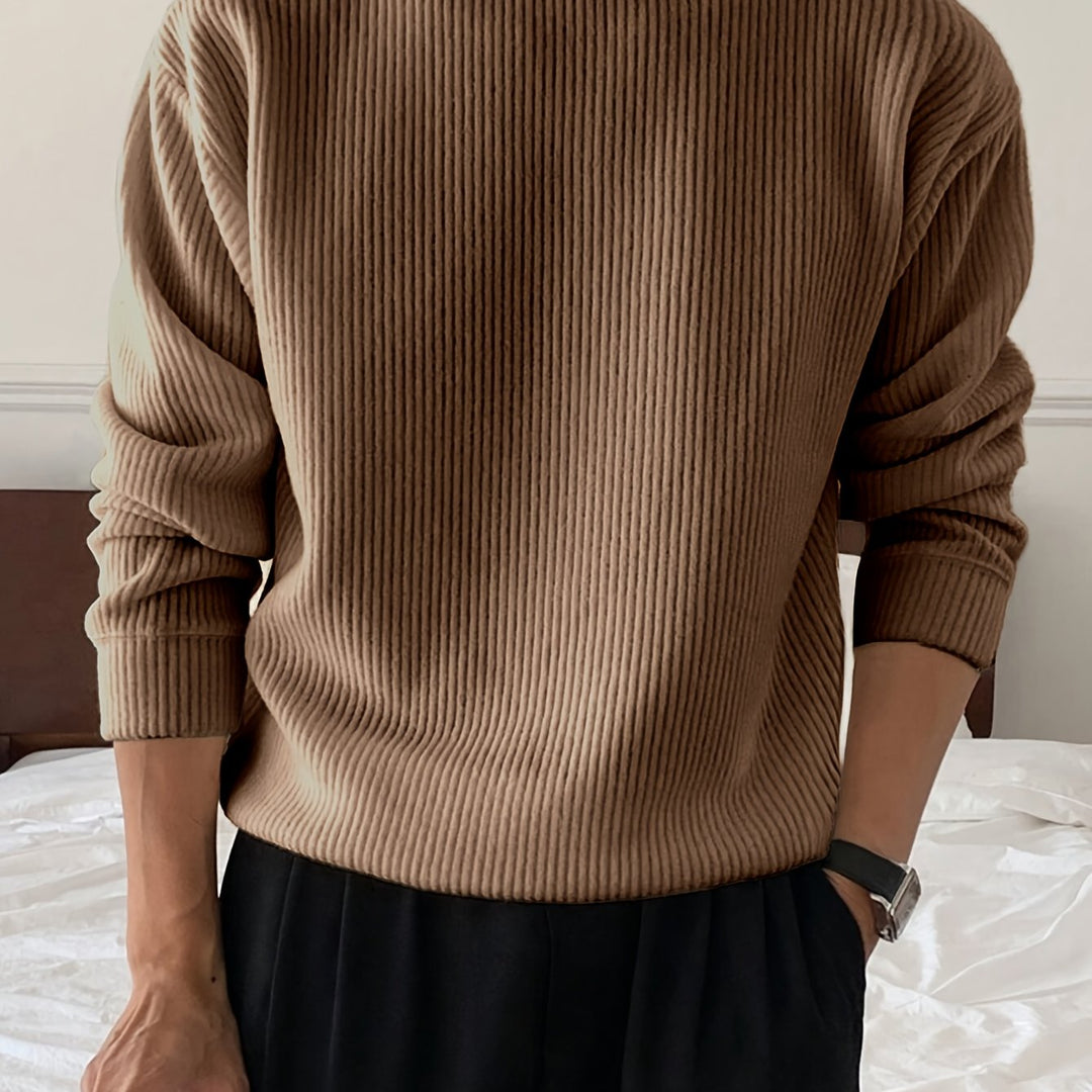 Rupert | Ribbed Crew Neck Sweater