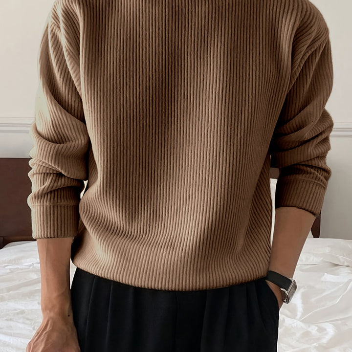 Rupert | Ribbed Crew Neck Sweater