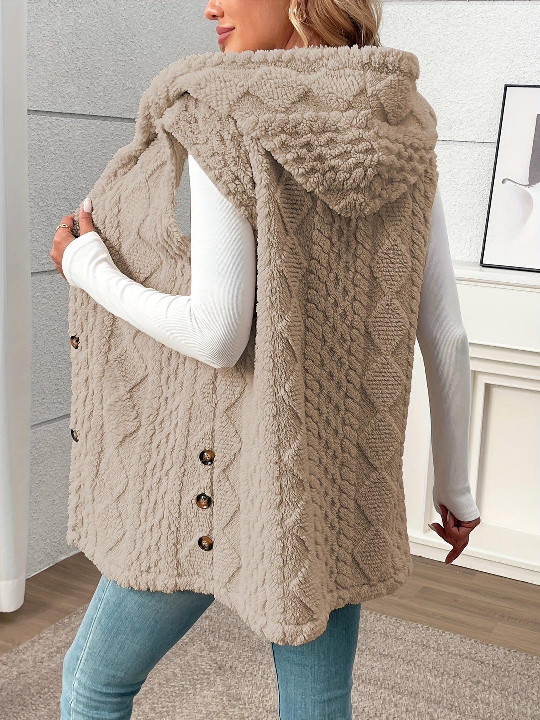 Hazel | Cozy Hooded Vest
