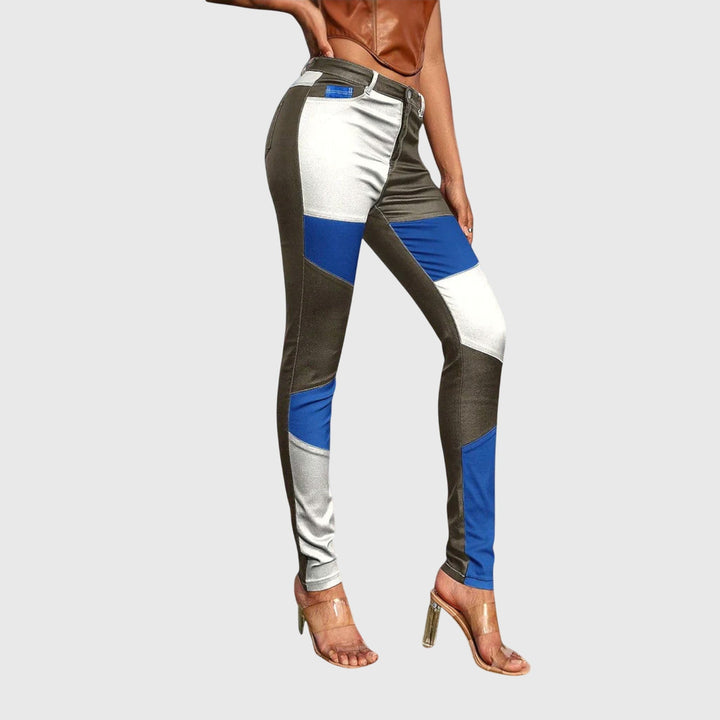 Lindsey | Colorblock Slim Pants
