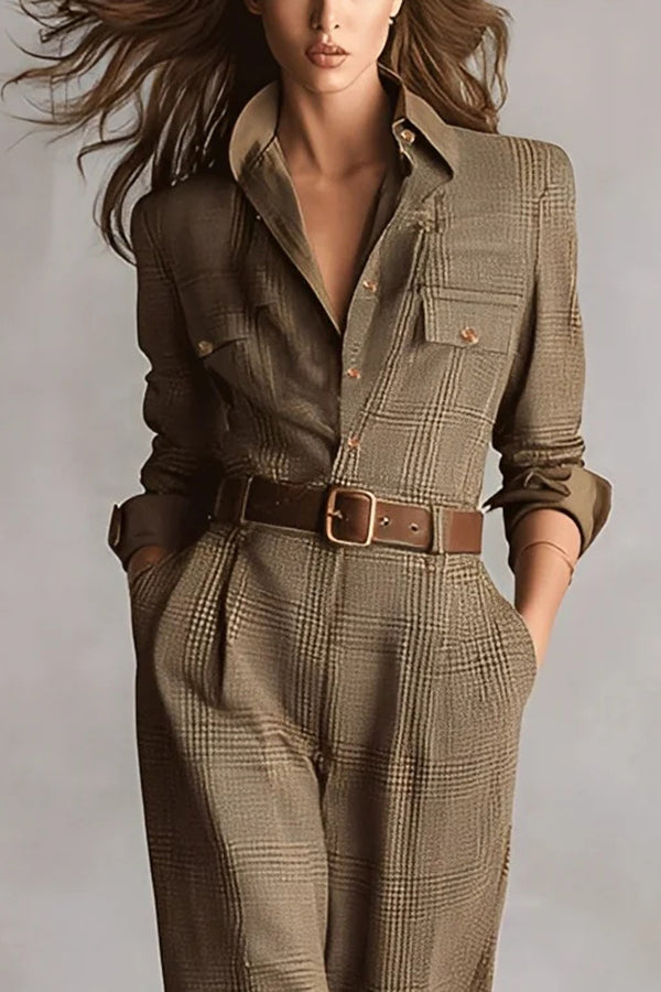 Juliana | Tailored Belted Jumpsuit