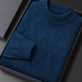 Elliot | Textured Mock-Neck Sweater