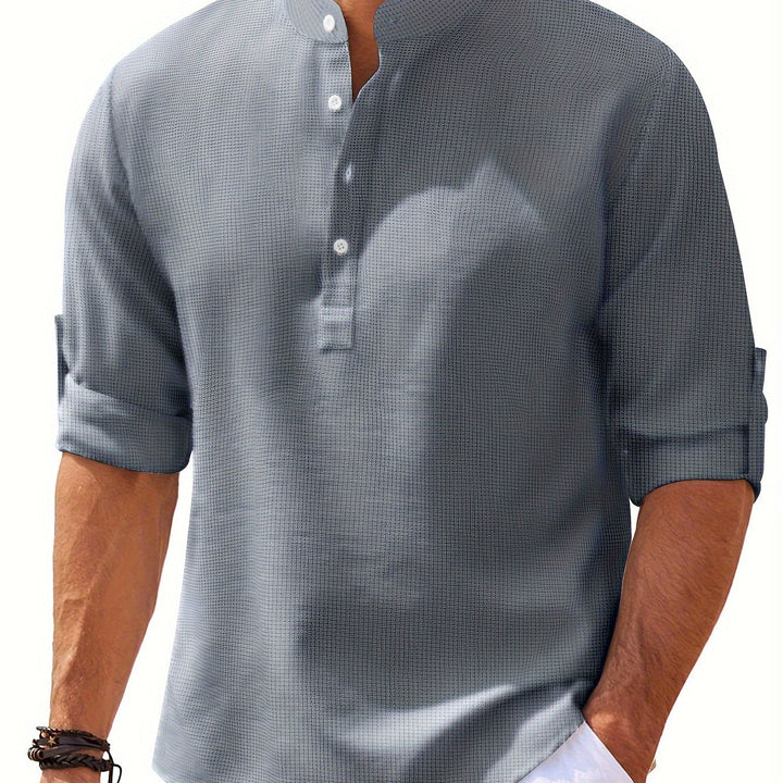 Winslow | Men's Stand-Collar Long Sleeve Shirt