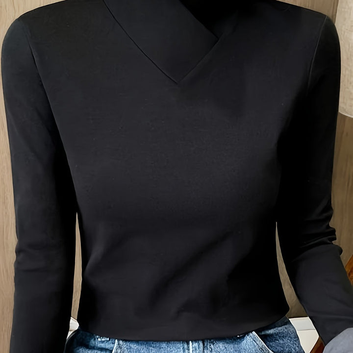 Beatrice | Refined V-Neck Top