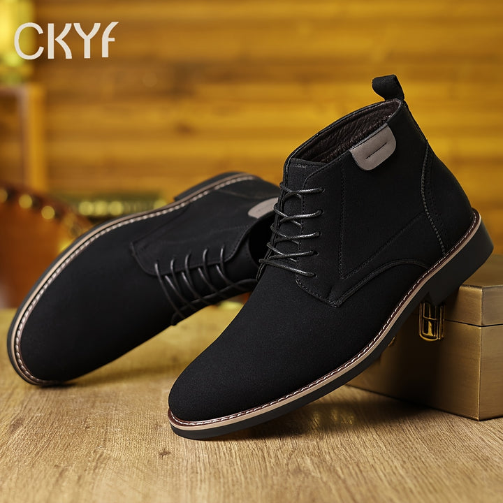 Harrington | Refined Lace-Up Ankle Boots