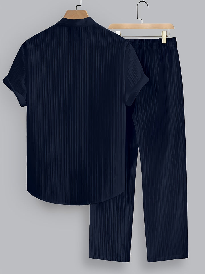 Adrian | Relaxed Textured Two-Piece Set