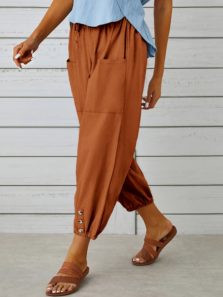 Lorraine | Relaxed Cropped Wide-Leg Pants