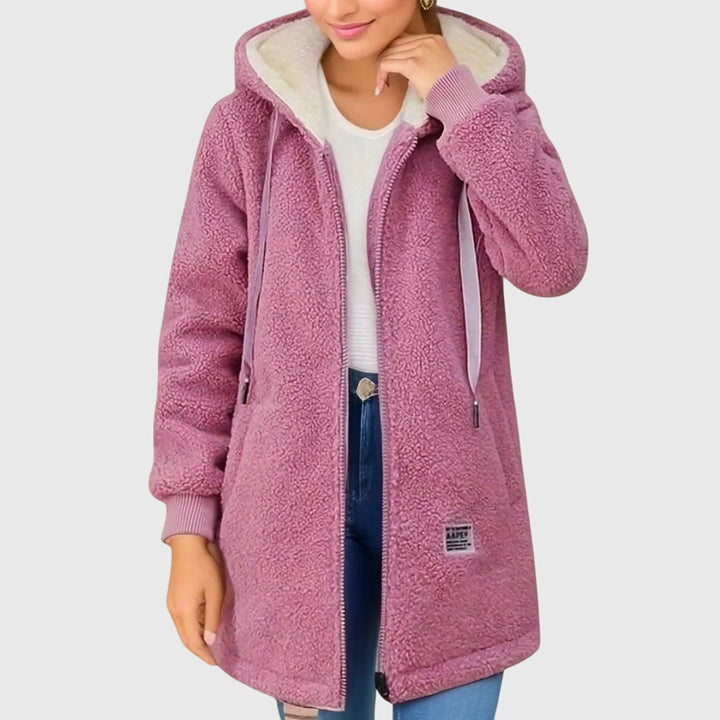 Elena | Cozy Hooded Longline Jacket