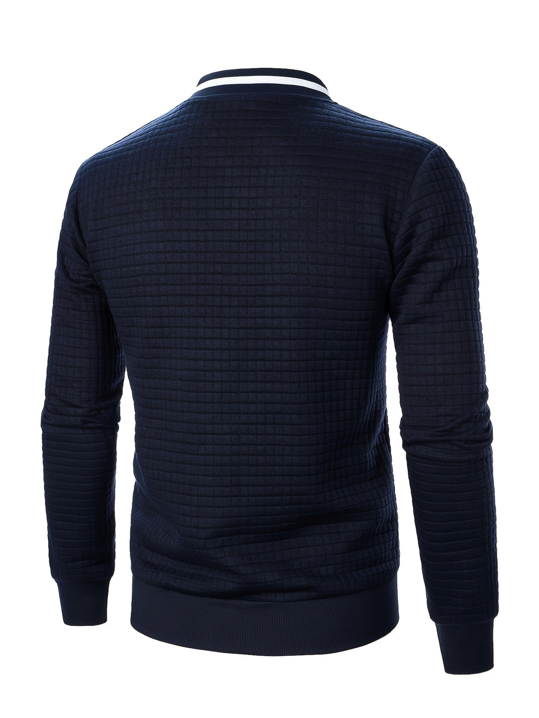 Marcus | Textured Stand-Collar Bomber Jacket