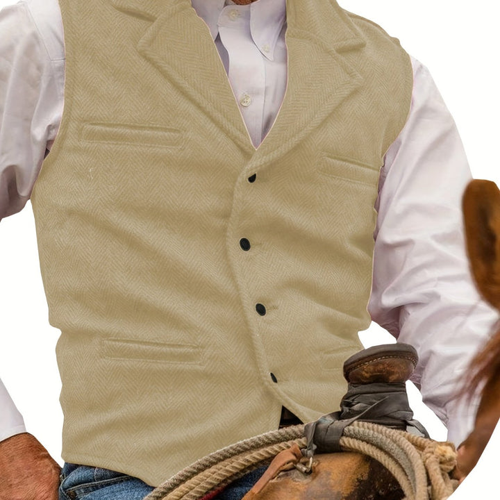 Barnaby | Heritage Herringbone Vest