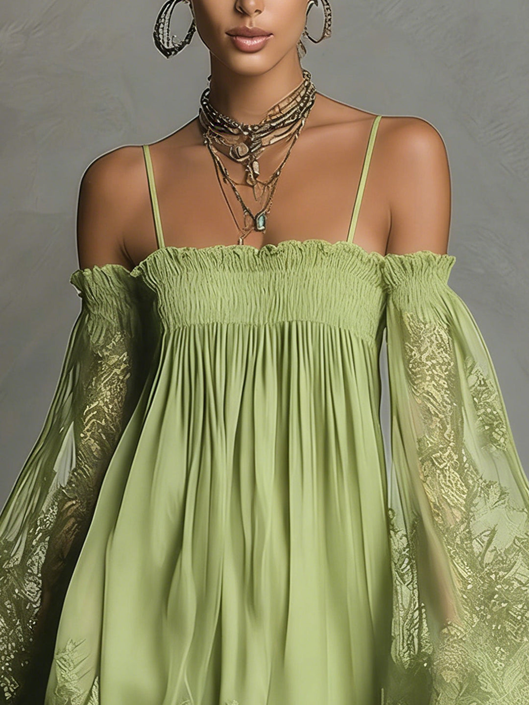 Celia | Off-Shoulder Lace Mini Dress