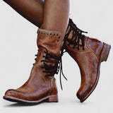 Everly | Lace-Up Western Boots