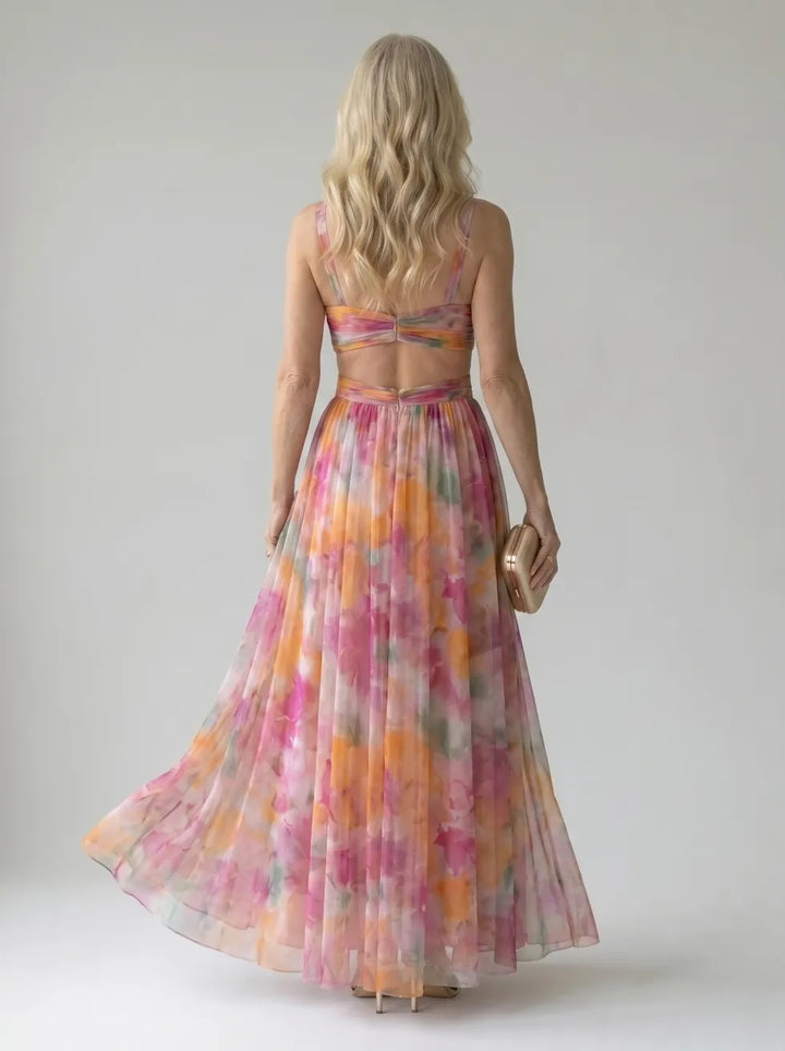 Sabrina | Flowing Cutout Maxi Dress