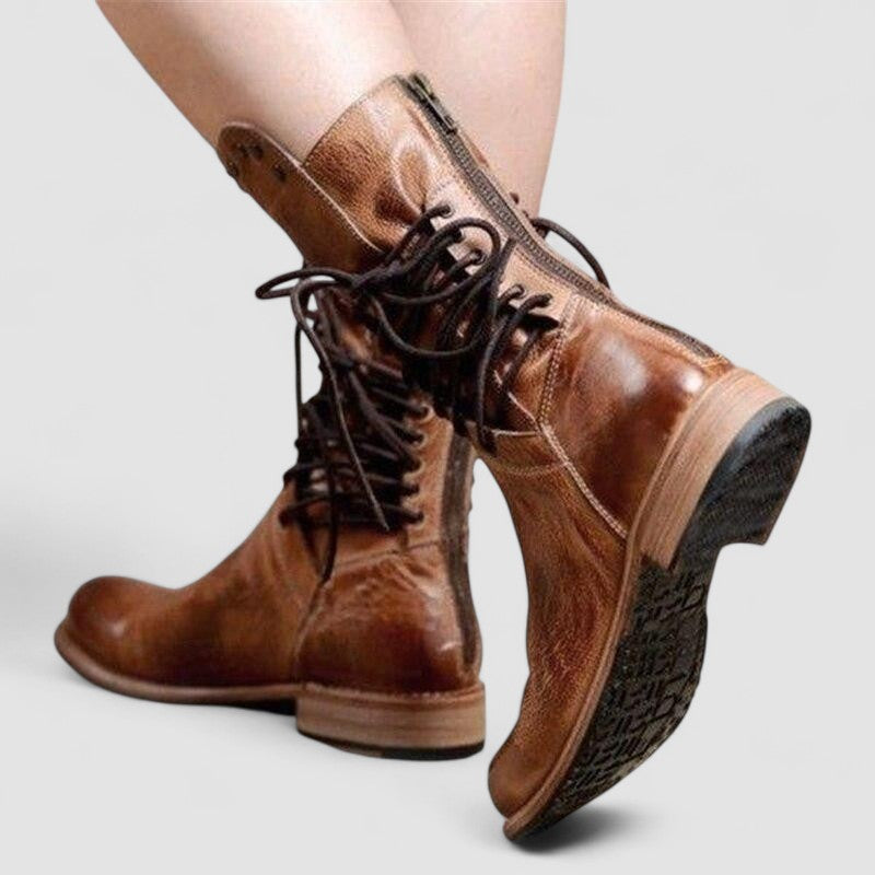 Everly | Lace-Up Western Boots