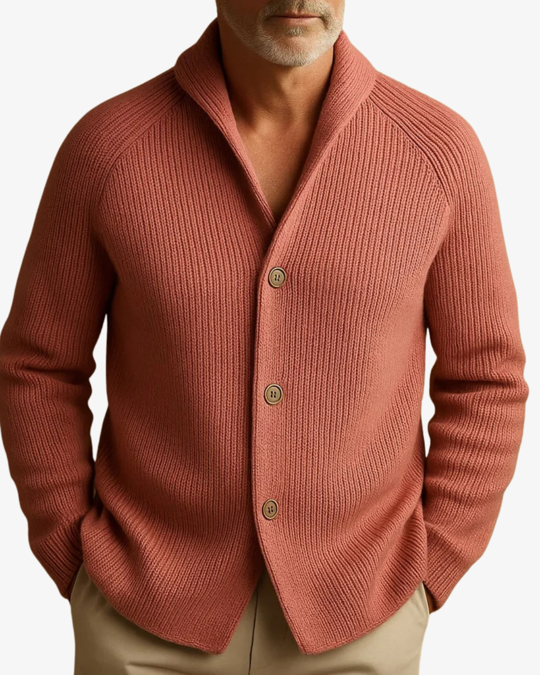 Sebastian | Tailored Button-Front Cardigan