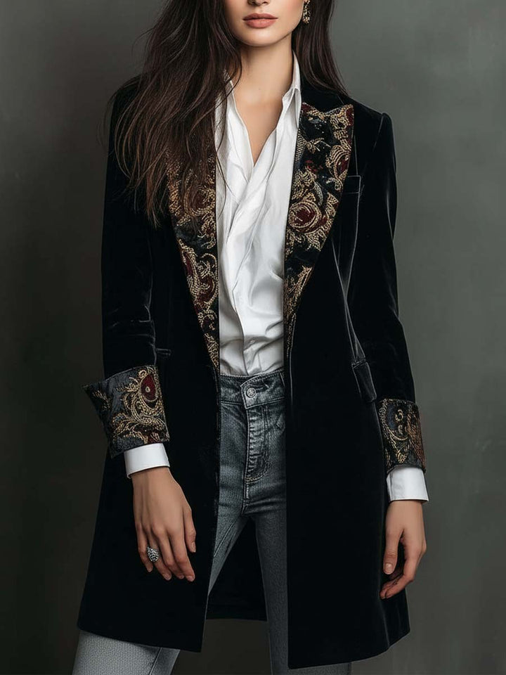 Regina | Ornate Longline Blazer