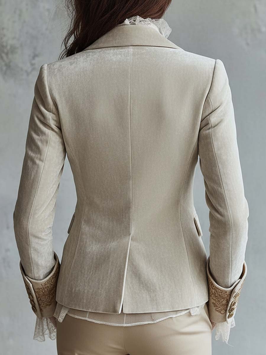 Audrey | Embroidered Tailored Blazer