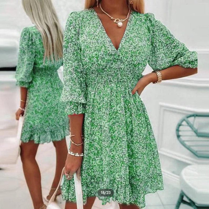Estella | Elegant Floral Summer Dress