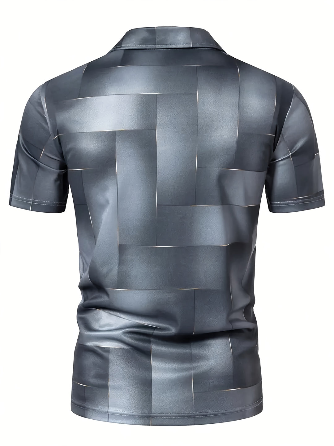 Corbin | Men's Geometric Print Polo Shirt