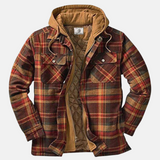 Harlan | Rugged Hooded Plaid Jacket