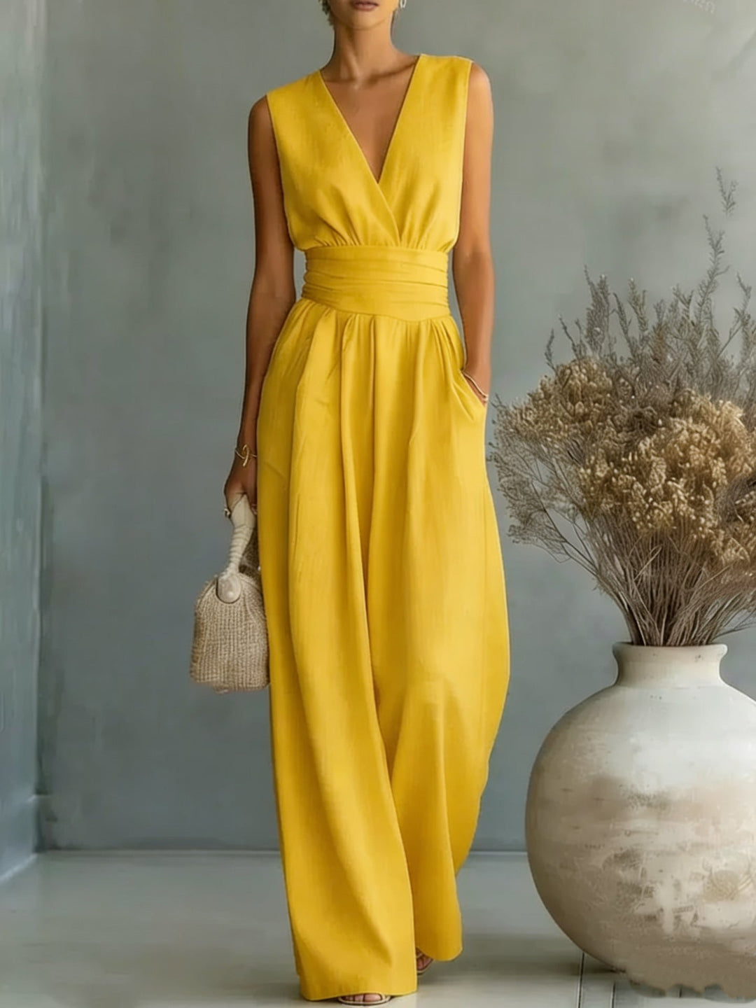 Eleanora | Elegant Wide-Leg Jumpsuit