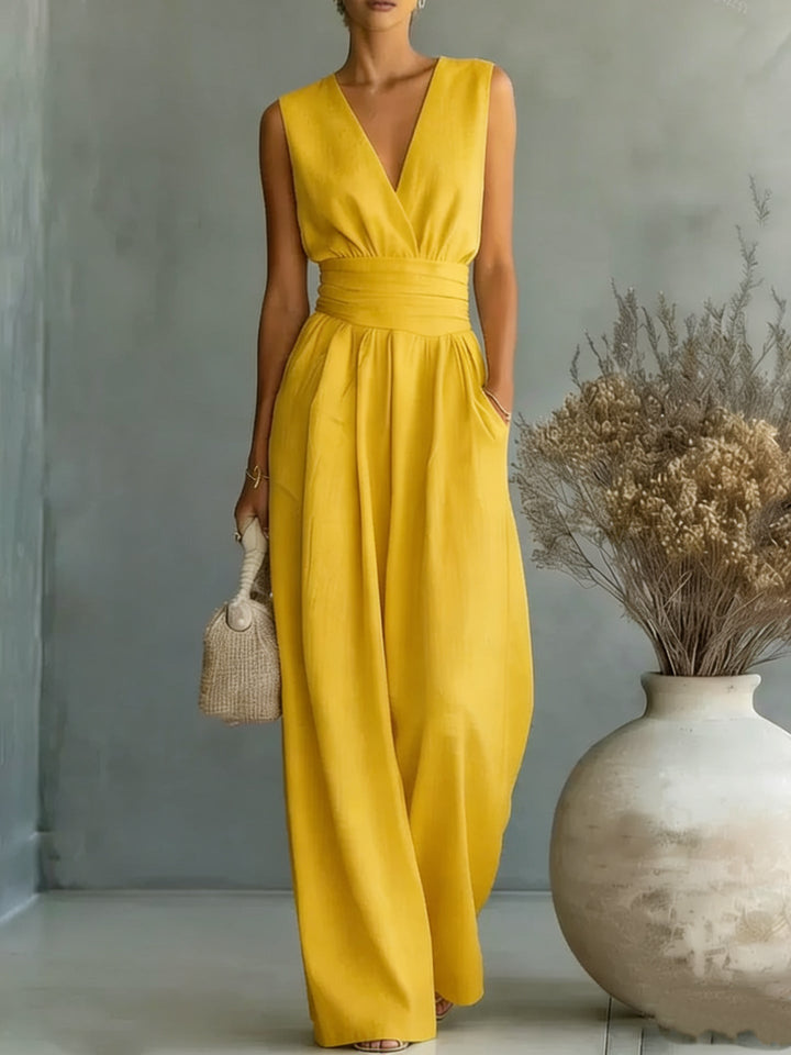 Eleanora | Elegant Wide-Leg Jumpsuit
