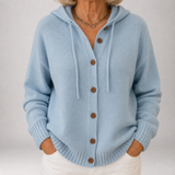 Lottie | Hooded Button-Front Cardigan