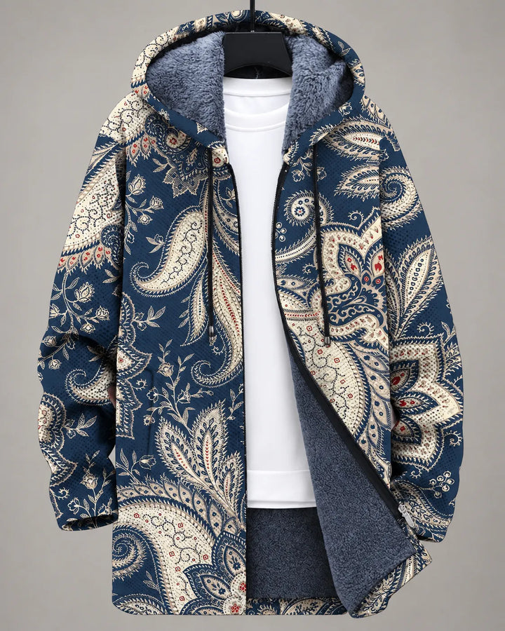Preston | Botanical Sketch Hooded Jacket