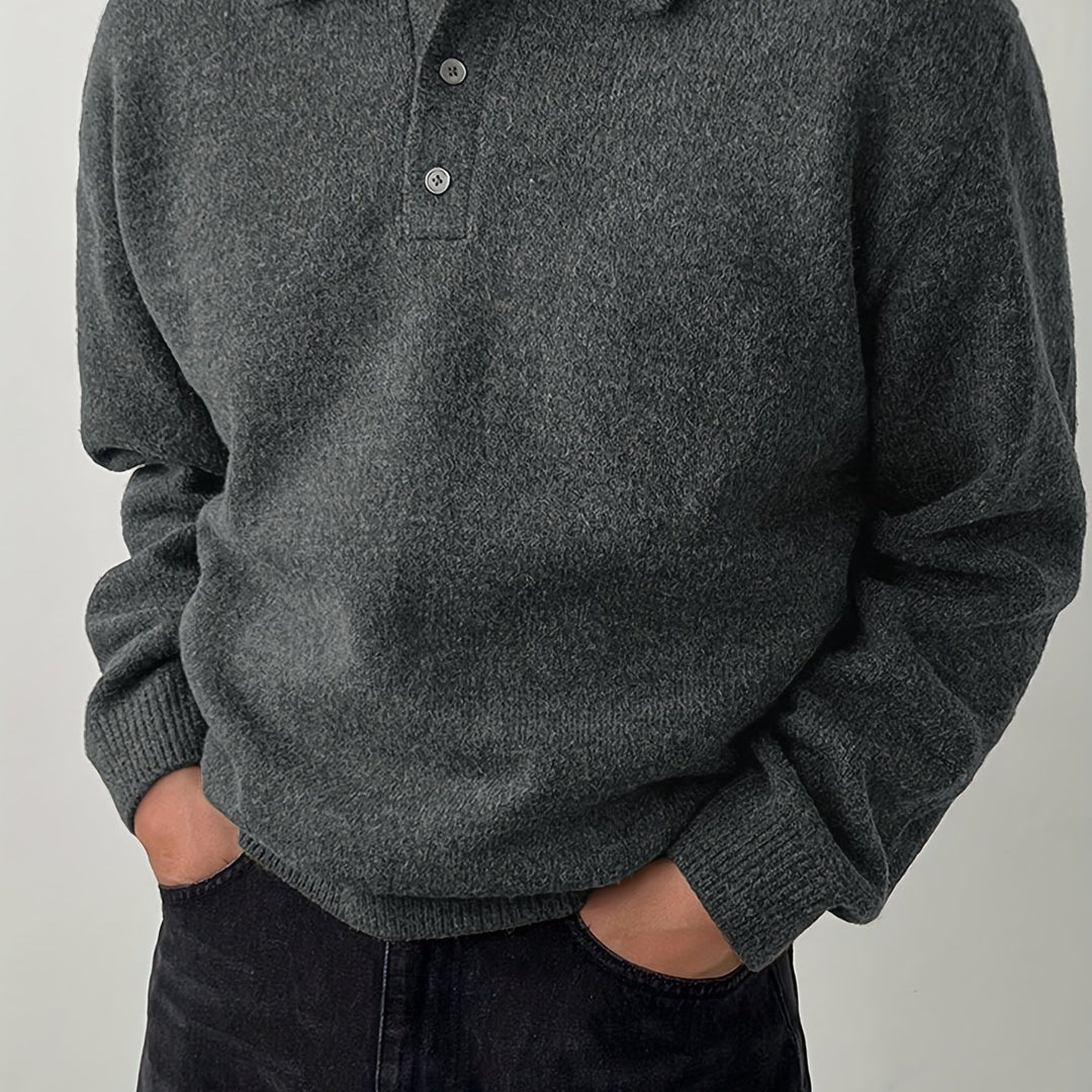 Sullivan | Refined Polo-Collar Sweater