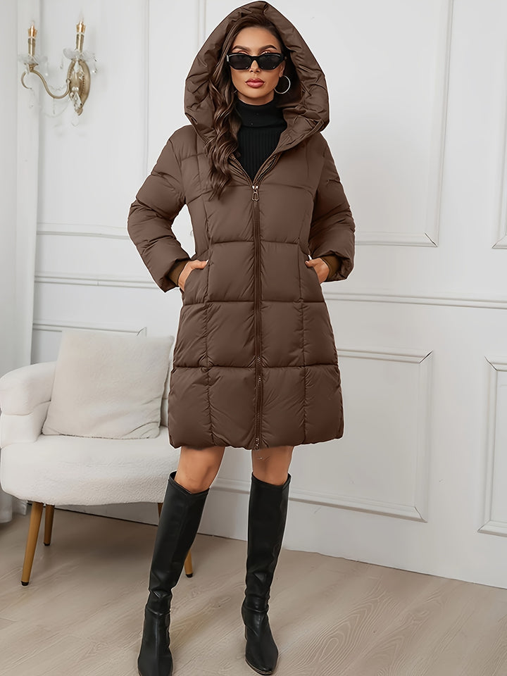 Harriet | Hooded Longline Puffer Coat