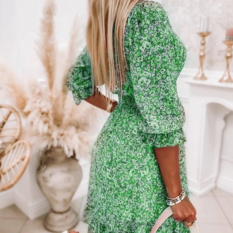 Estella | Elegant Floral Summer Dress