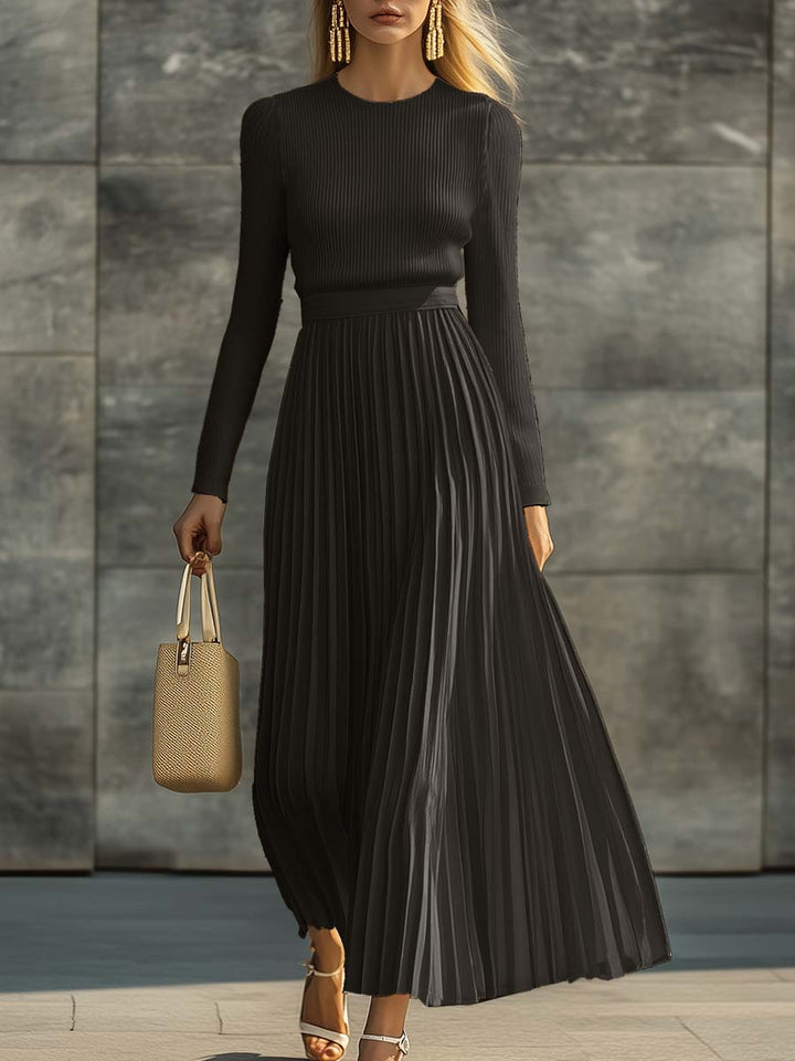 Harriet | Elegant Pleated Maxi Dress