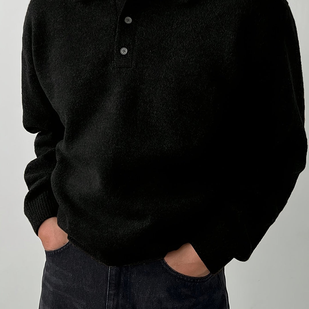 Sullivan | Refined Polo-Collar Sweater