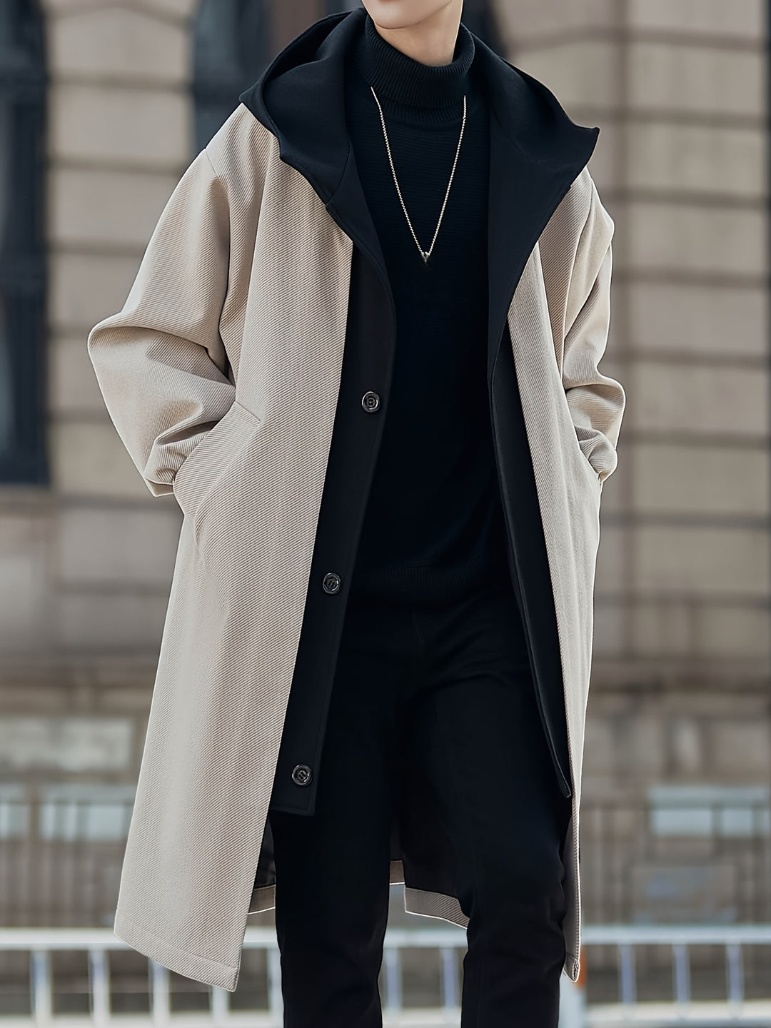 Sullivan | Layered Hooded Longline Coat
