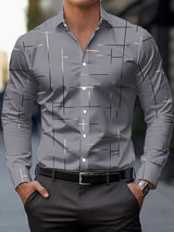 Franklin | Men's Geometric Print Long Sleeve Shirt