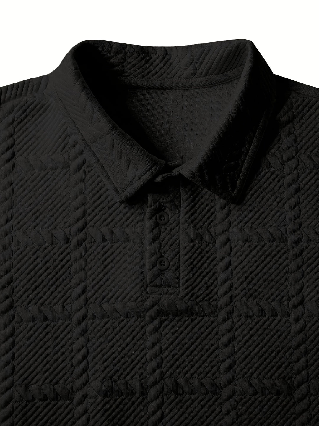 Camden | Men's Knit Jacquard Polo
