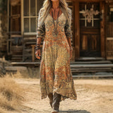 Sabella | Bohemian Print Maxi Dress