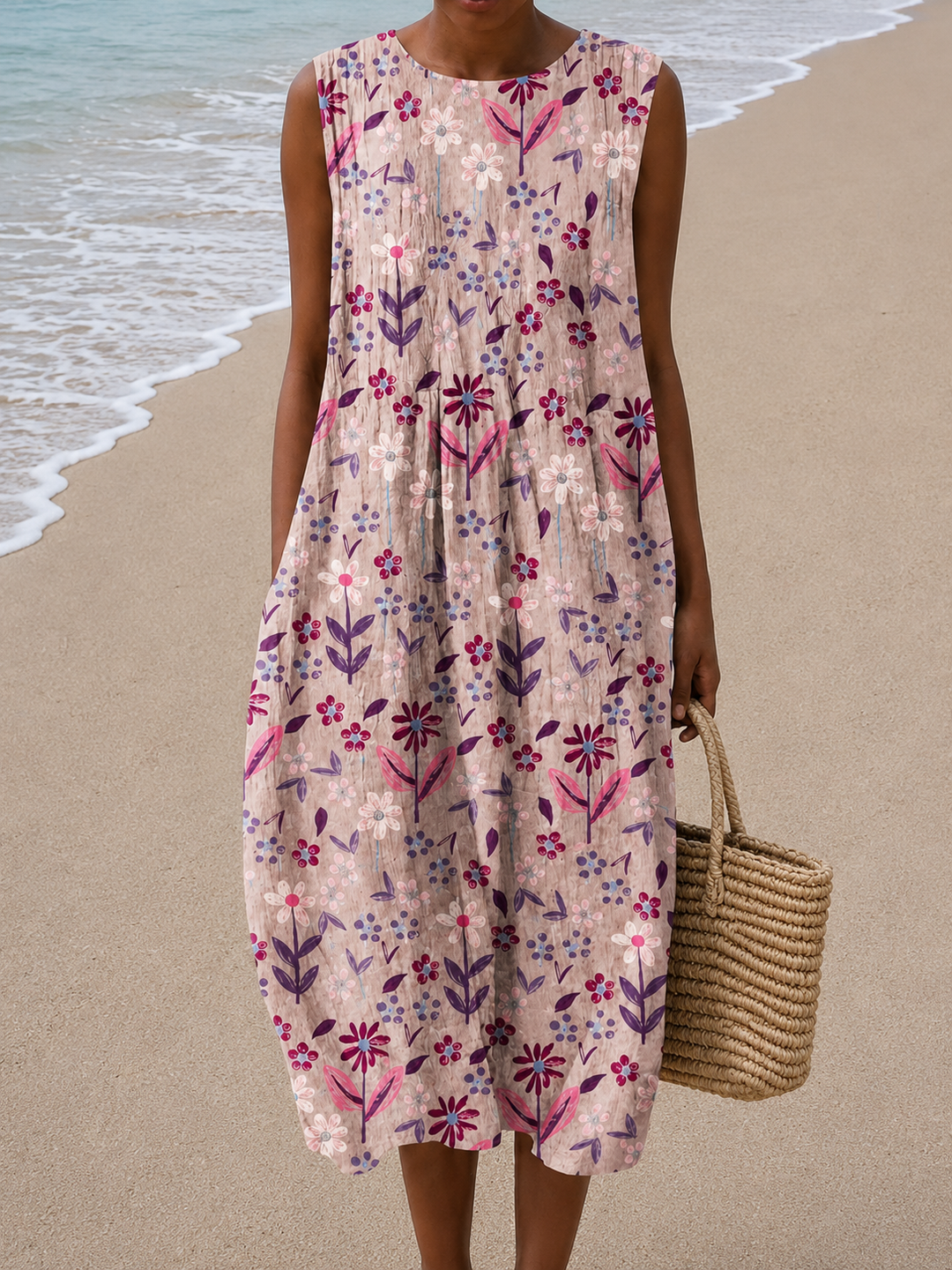 Meadow | Relaxed Floral Midi Dress