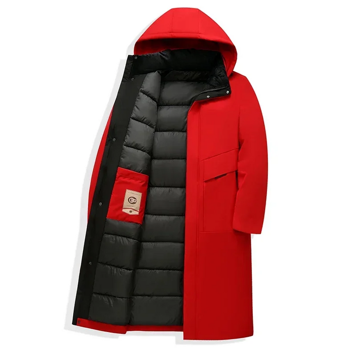 Garrett | Longline Hooded Winter Coat
