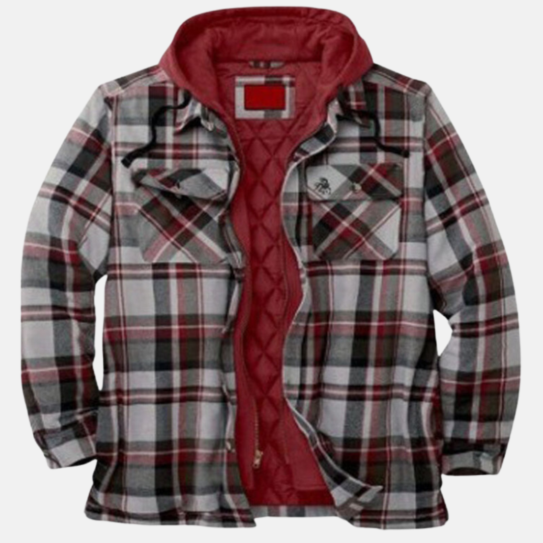 Harlan | Rugged Hooded Plaid Jacket