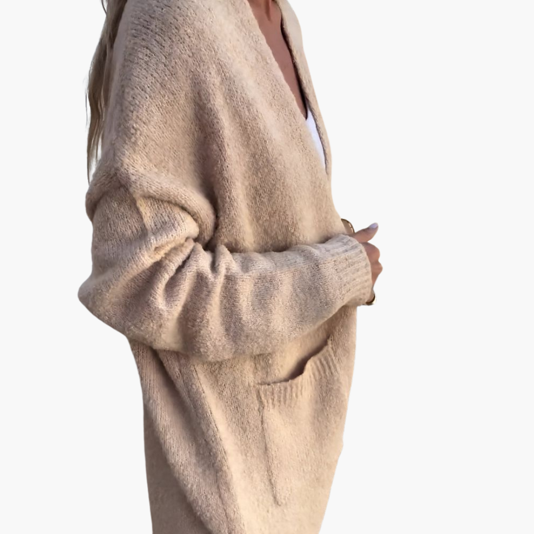 Anthea | Longline Pocketed Cardigan