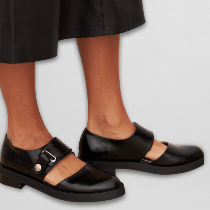 Phoebe | Buckled Mary Jane Flats