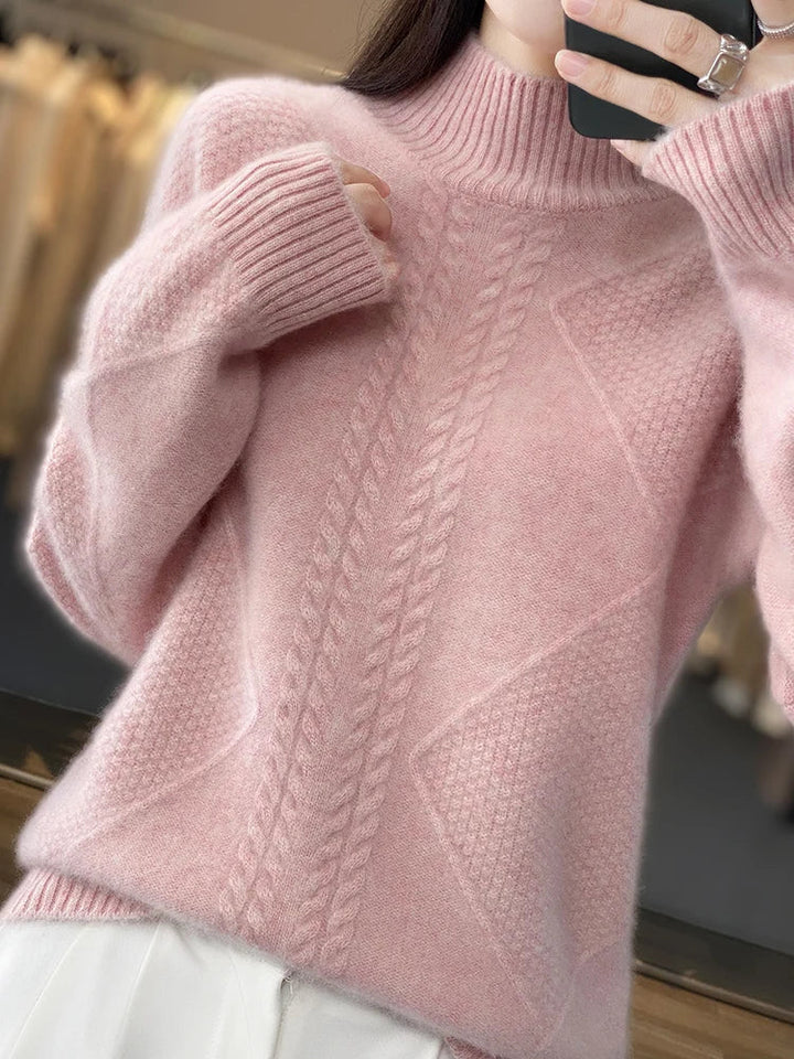 Talia | Cozy Mock-Neck Sweater