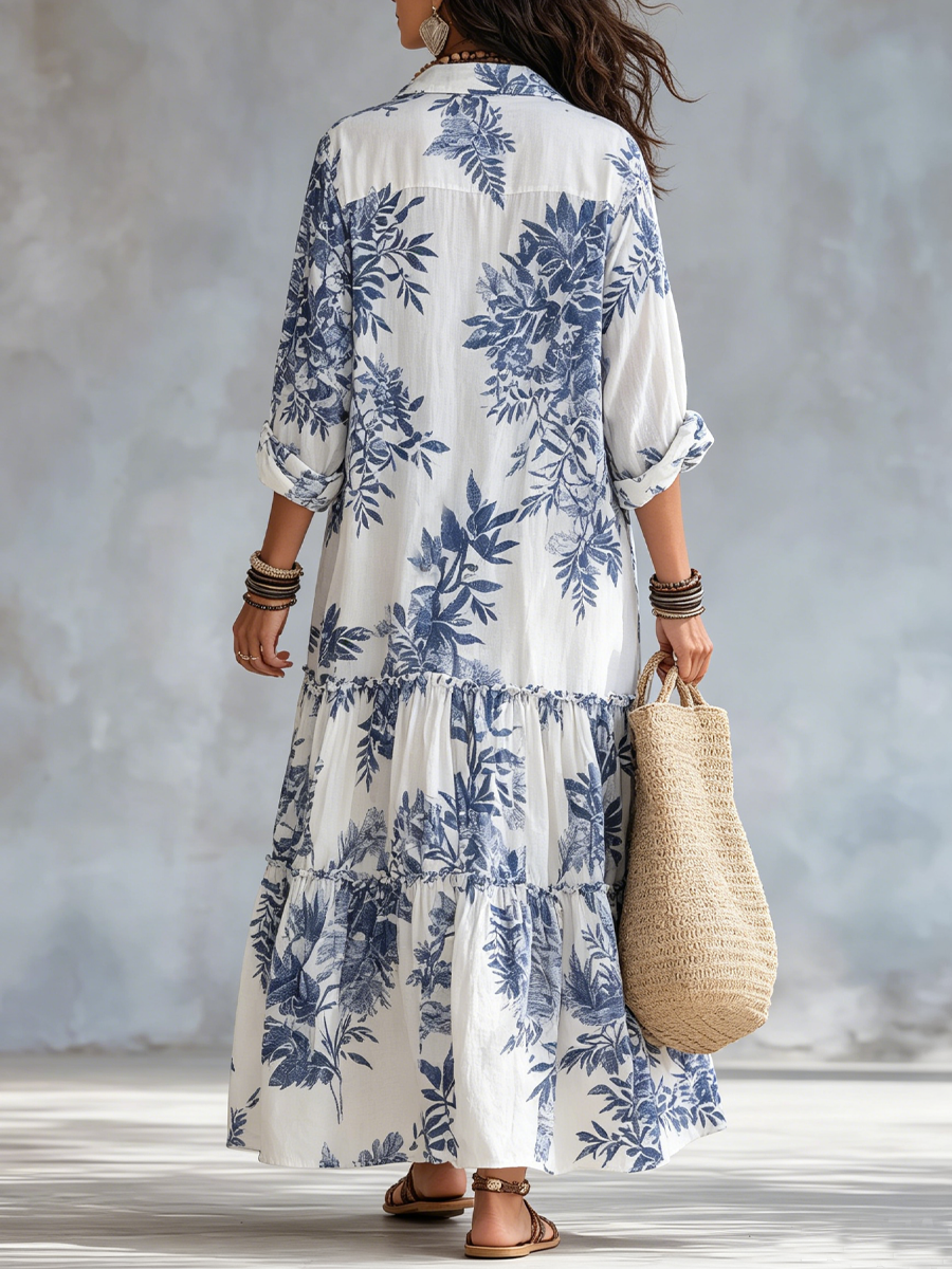 Ramona | Bohemian Tiered Maxi Dress