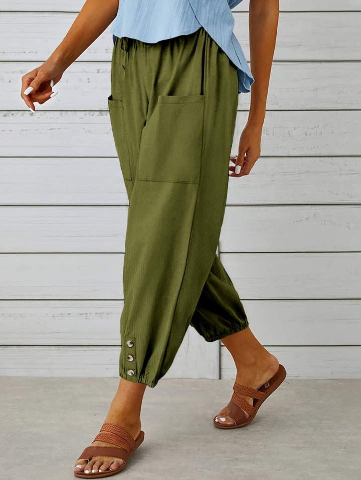 Lorraine | Relaxed Cropped Wide-Leg Pants