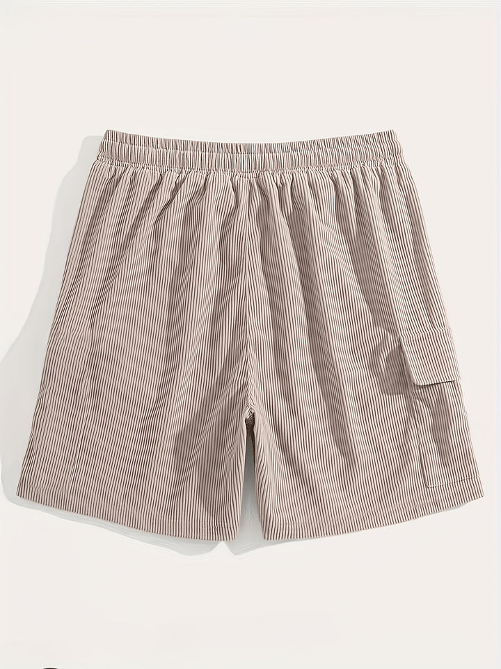 Tate | Men's Corduroy Cargo Drawstring Shorts