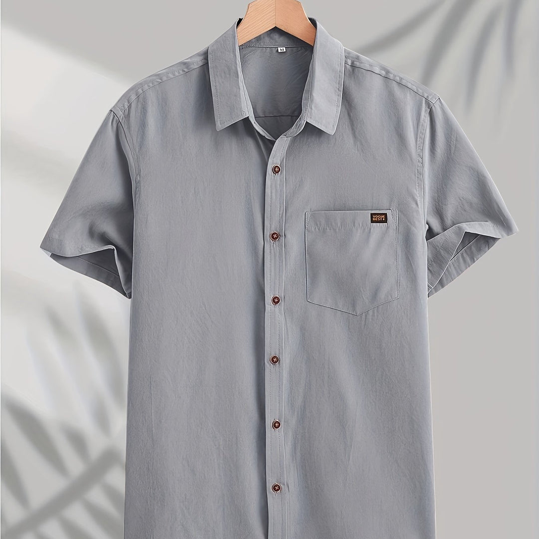 Martin | Men's Casual Short Sleeve Button-Up Shirt