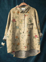 Brooke | Vintage Floral Relaxed Shirt